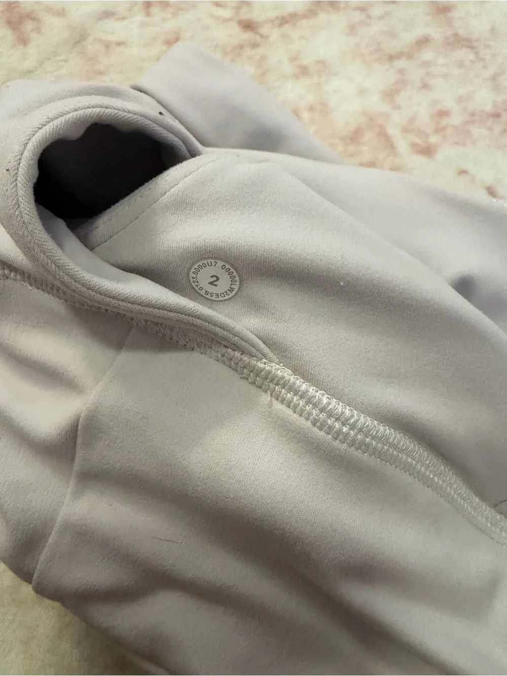 lululemon athletica white sports bra